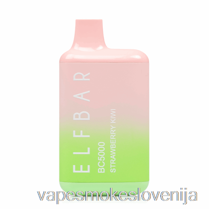 Vape Slovenija Bc5000 0% Brez Nikotina Za Enkratno Uporabo Jagoda Kivi